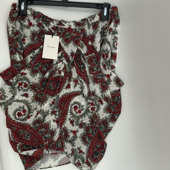 ISABEL MARANT
Tilena draped printed crepe de chine mini skirt fr42 - Picture 7 of 10